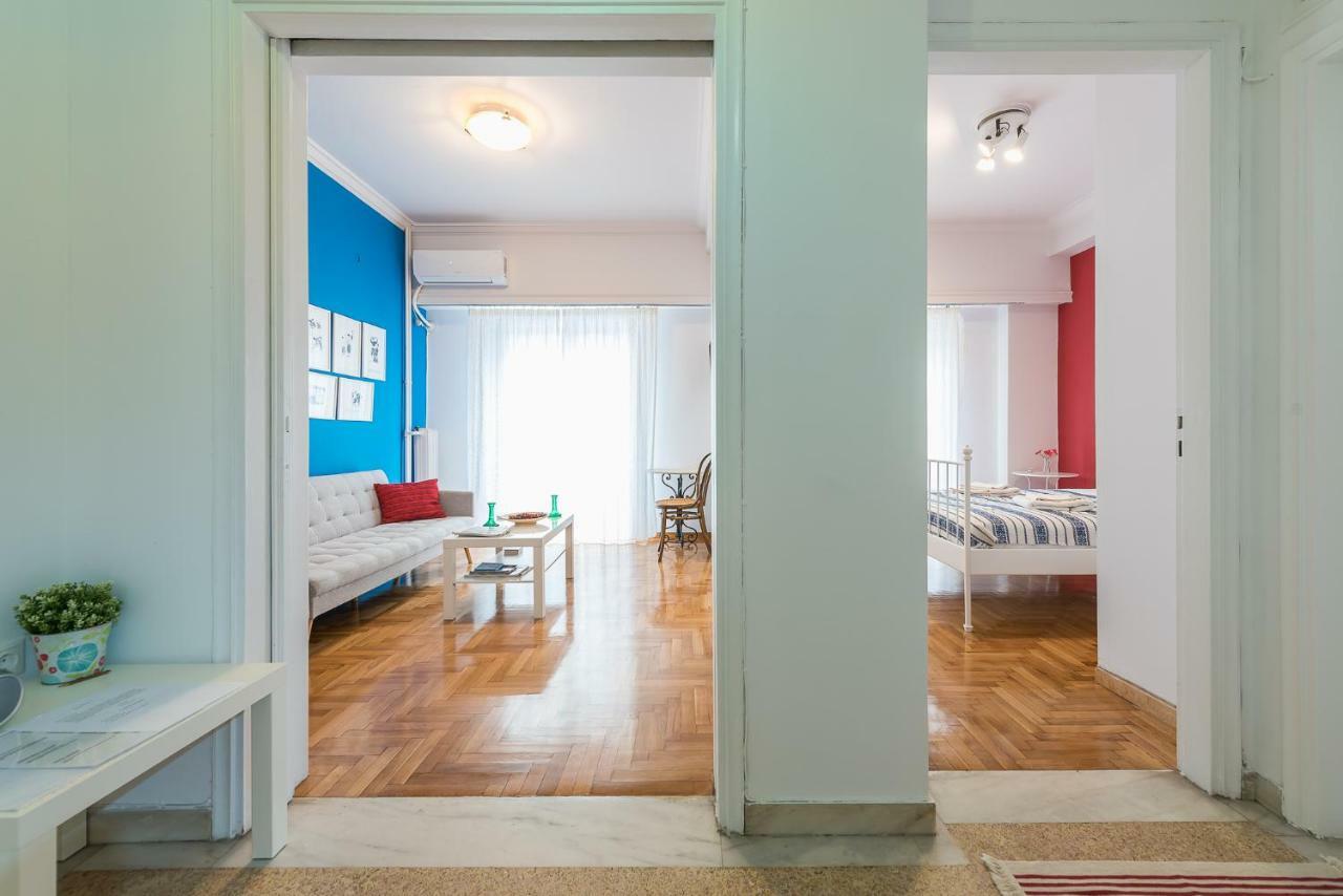 Apartmán Centre Flat 2 Min. From Evangelismos Metro *