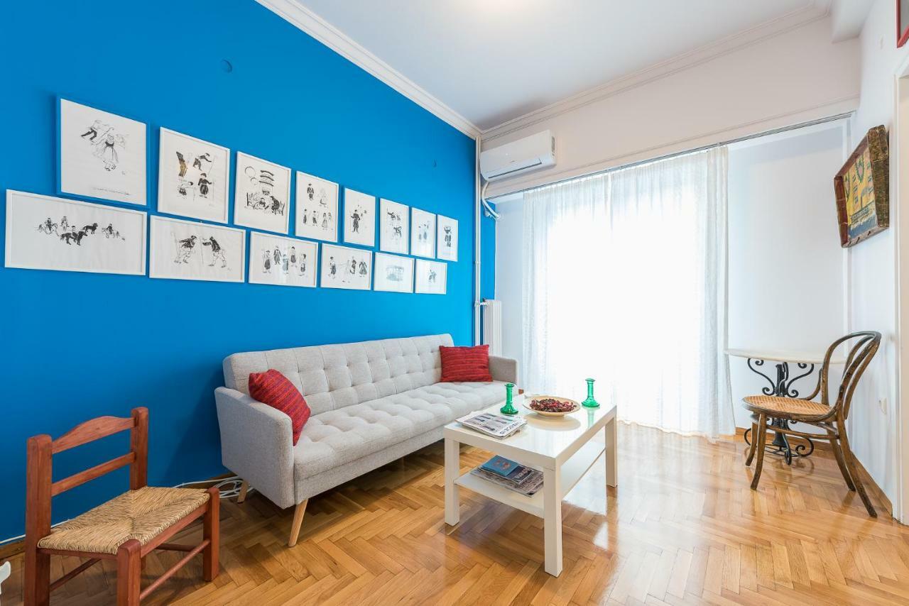 Centre Flat 2 Min. From Evangelismos Metro Apartmán
