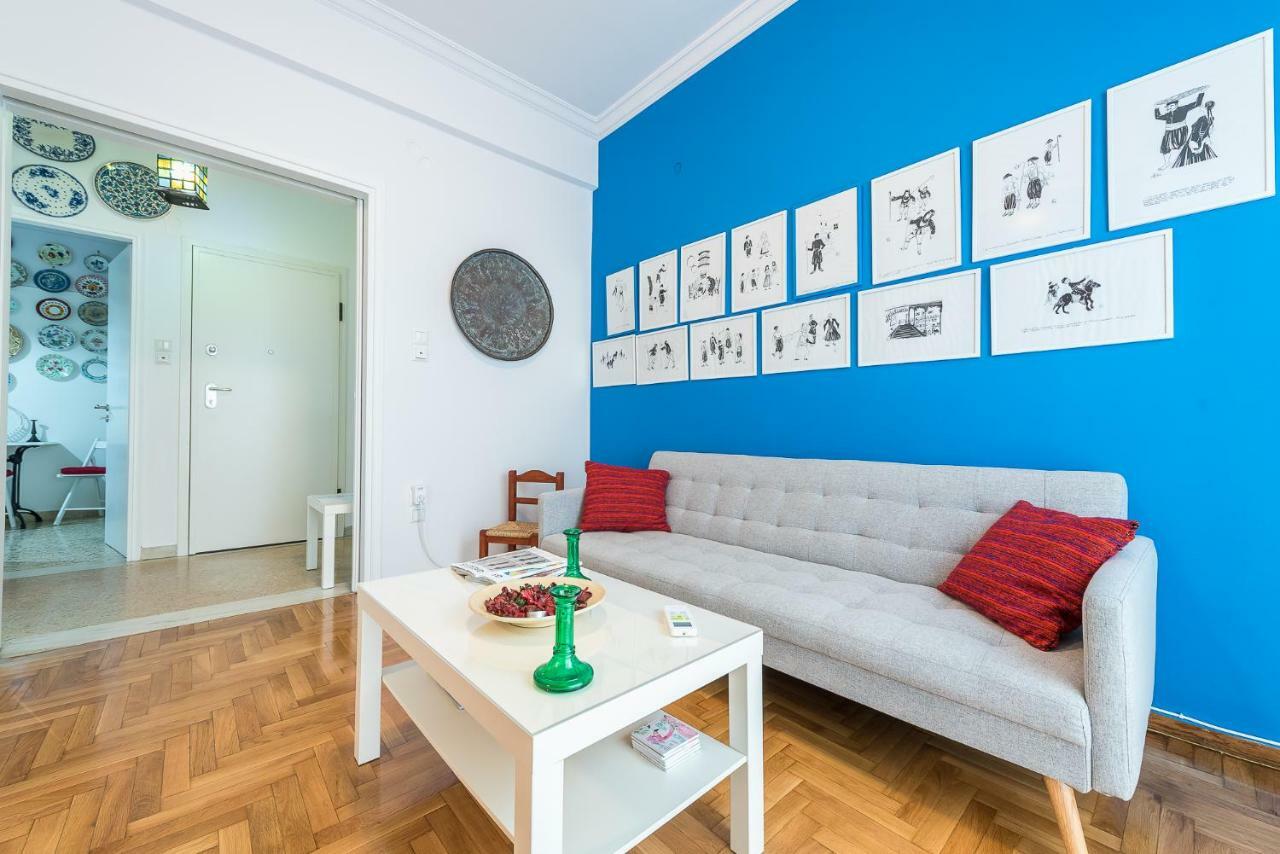 Apartmán Centre Flat 2 Min. From Evangelismos Metro *